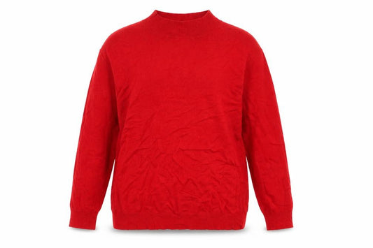 Warehouse Women’s Red Mock Neck Fine Knit Jumper Size 14