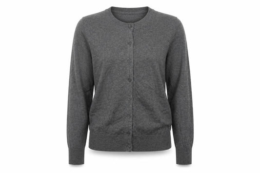 Gap Women’s Grey S Button Front Cotton Blend Knit Cardigan Long Sleeve