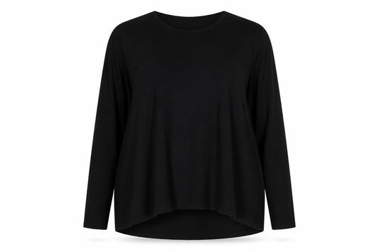 COS Women’s Black Wool Relaxed Fit Long Sleeve Pullover Jumper UK 14