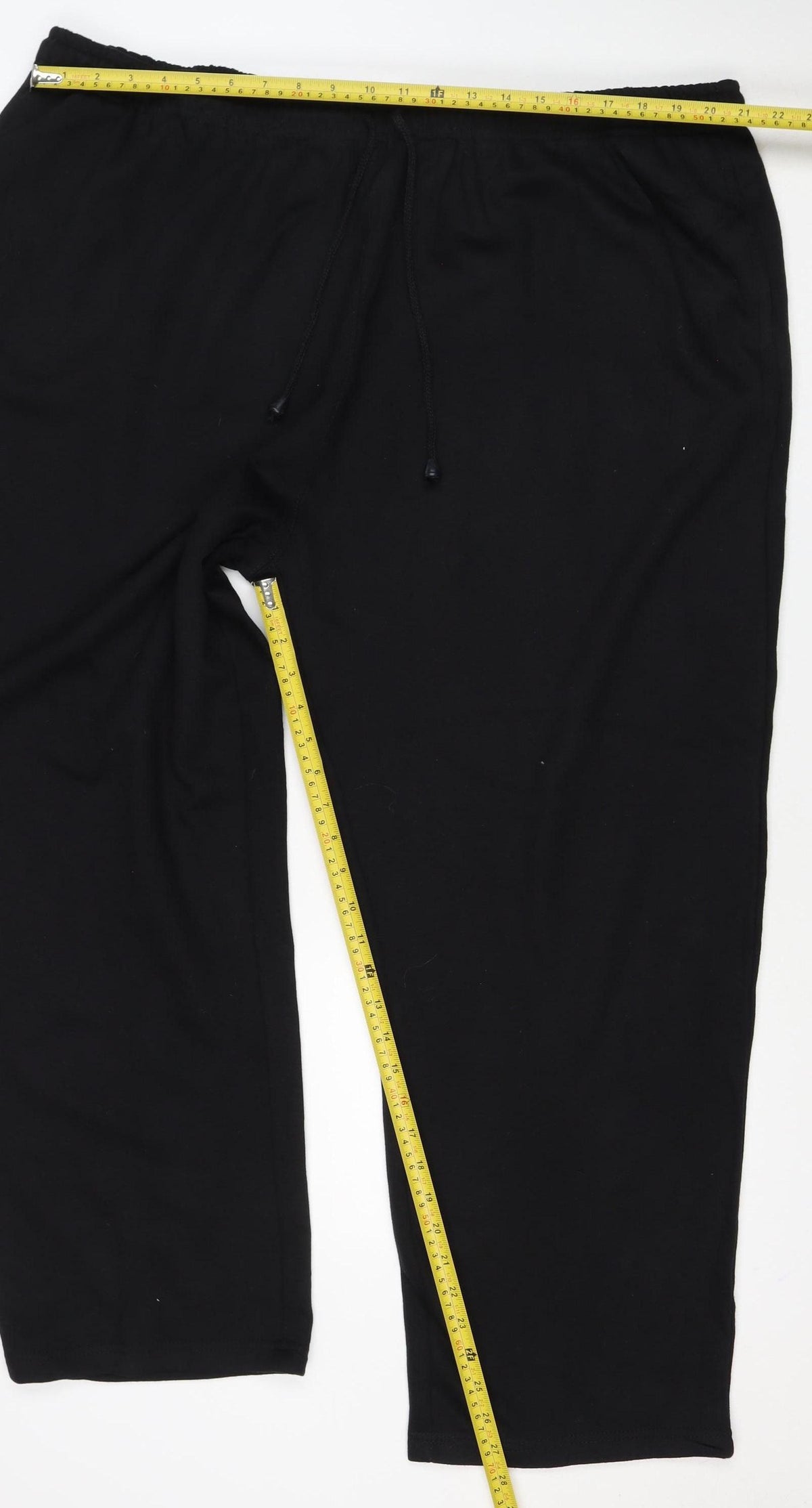 Pegasus Men’s Black 3XL Jogger Sweatpants Drawstring Cotton Blend