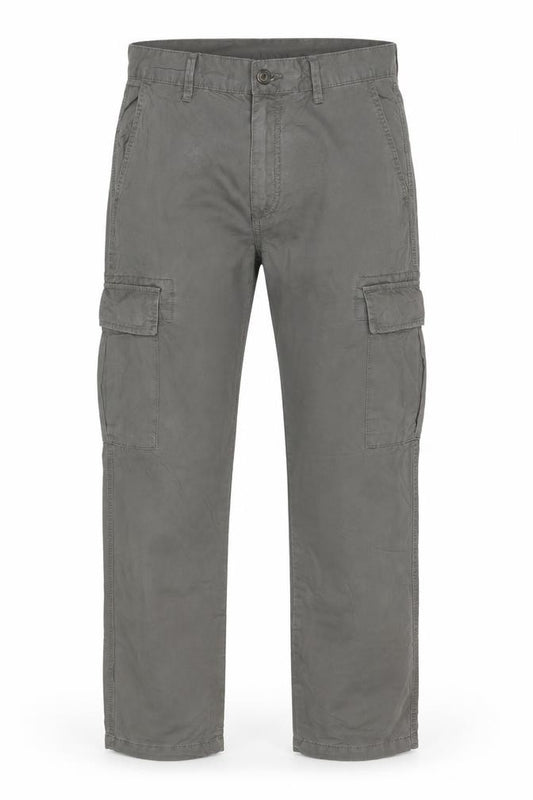 Marks and Spencer Men's Grey 30/31 Cargo Trousers Straight Leg