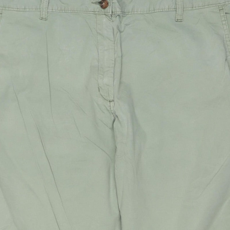 Marks & Spencer Women Green Size 16 Cargo Straight Trousers