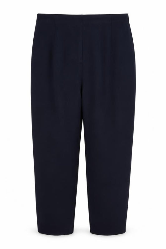 Marks & Spencer Women’s Navy UK 16 Short Tapered Ankle Grazer Trousers