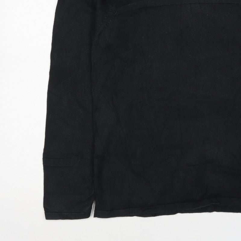 Matinique Jeans Men's Black M Pullover Crew Neck Knit Jumper Logo