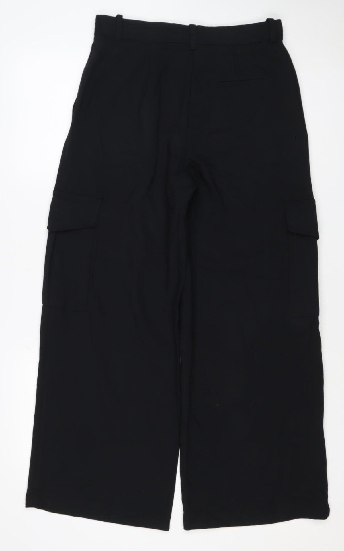 Marks and Spencer Women Black UK 10 Short Bootcut Work Trousers