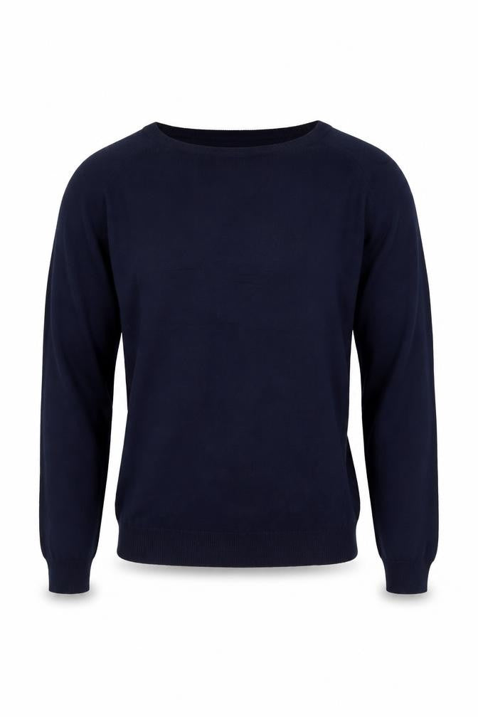 Glenmuir Men's Navy Cotton V-Neck Pullover Jumper Size S Golf Classic