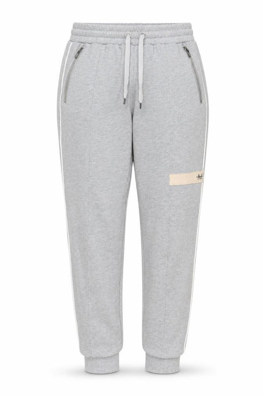 Manière De Voir Women Grey UK 10 Jogger Track Pants Zip Pockets