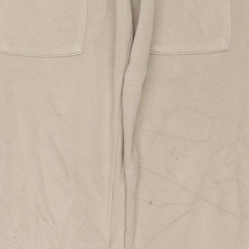 PrettyLittleThing Women Beige S Jogger Sweatpants Drawstring Pockets