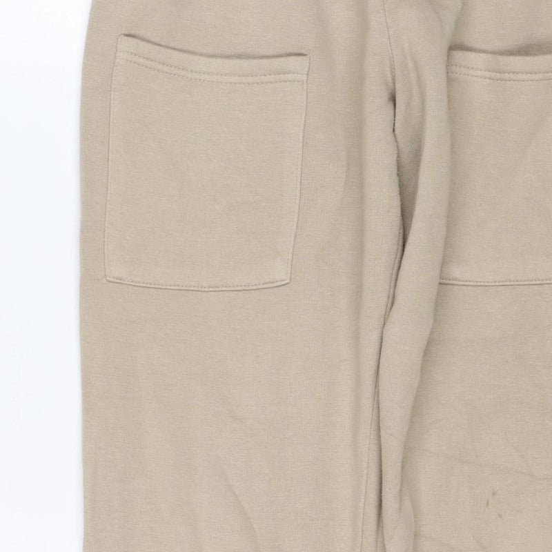 PrettyLittleThing Women Beige S Jogger Sweatpants Drawstring Pockets