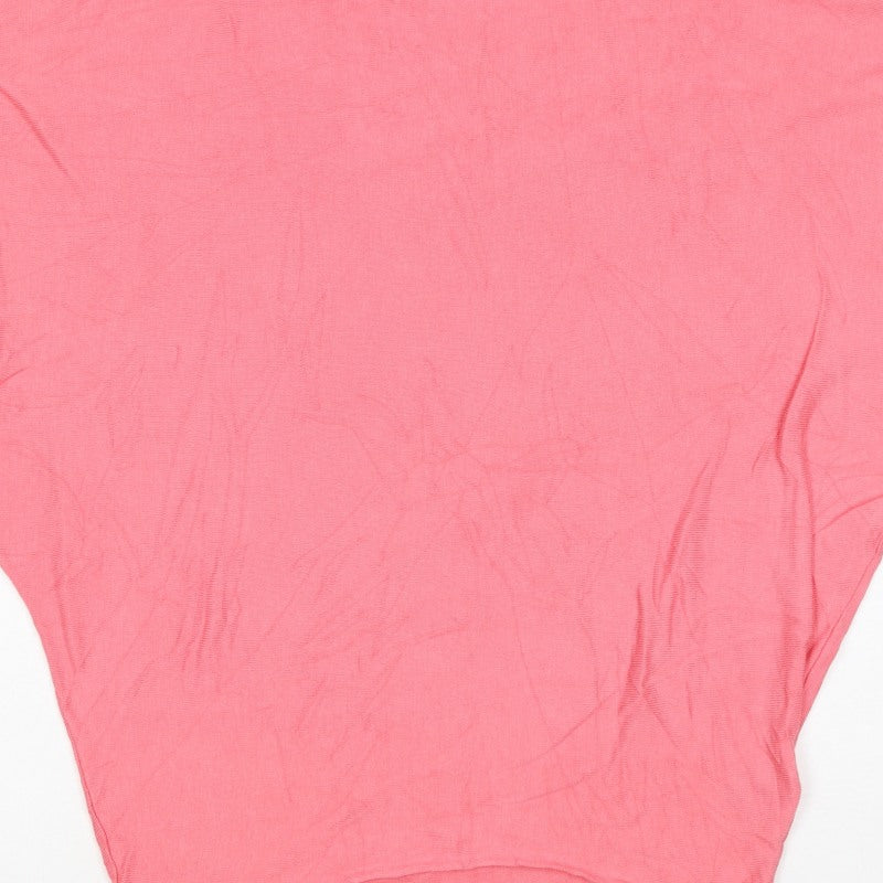Phase Eight Women Pink S Relaxed Dolman Sleeve Knit Blouse