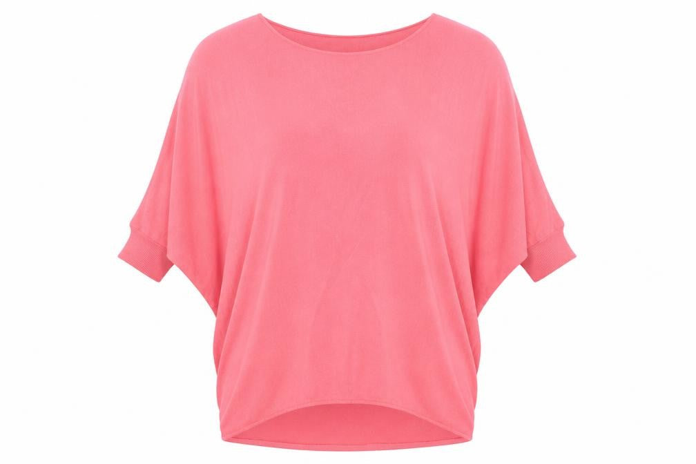 Phase Eight Women Pink S Relaxed Dolman Sleeve Knit Blouse