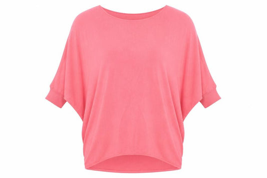 Phase Eight Women Pink S Relaxed Dolman Sleeve Knit Blouse