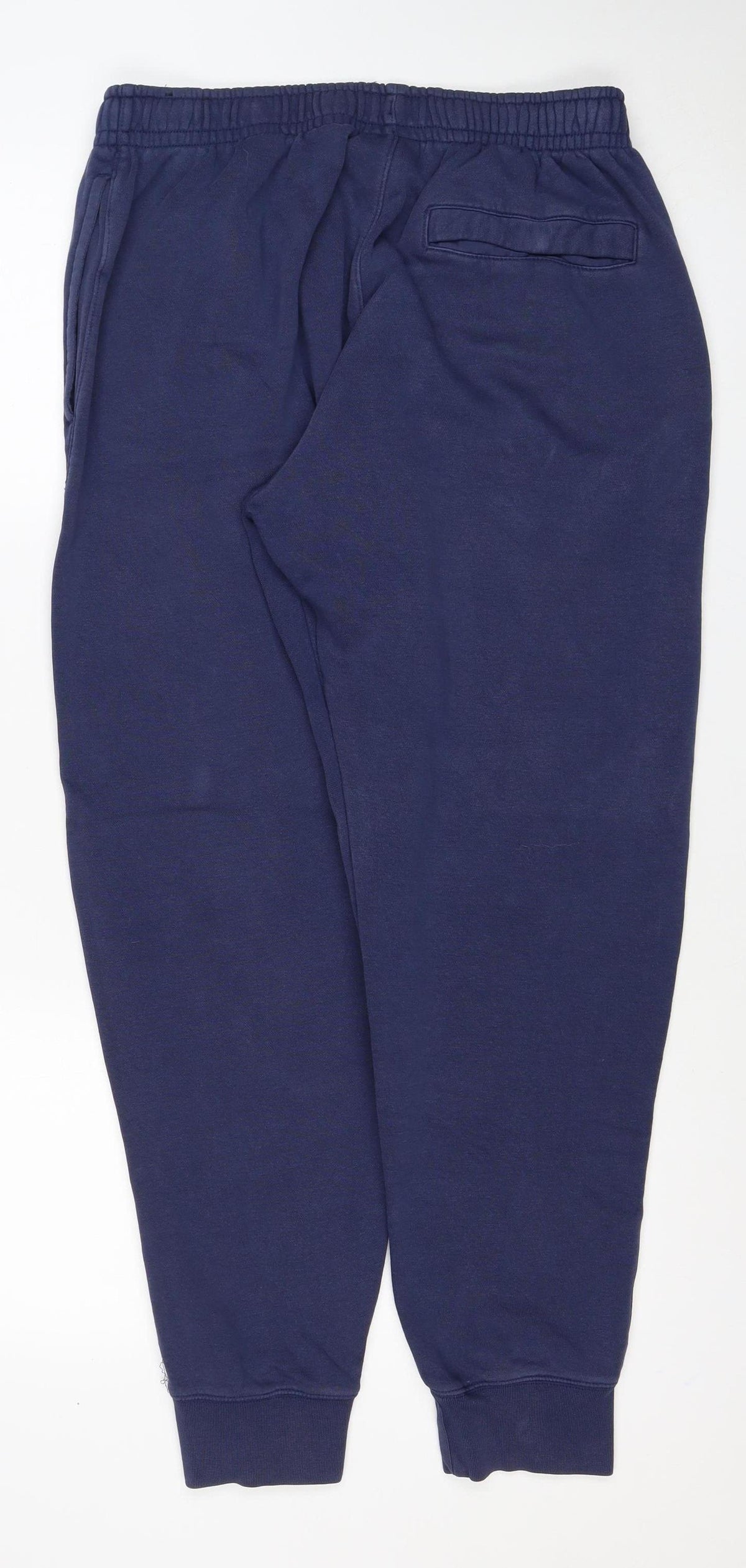 Nike Men’s Blue M Jogger Sweatpants Elastic Waist Pockets Logo