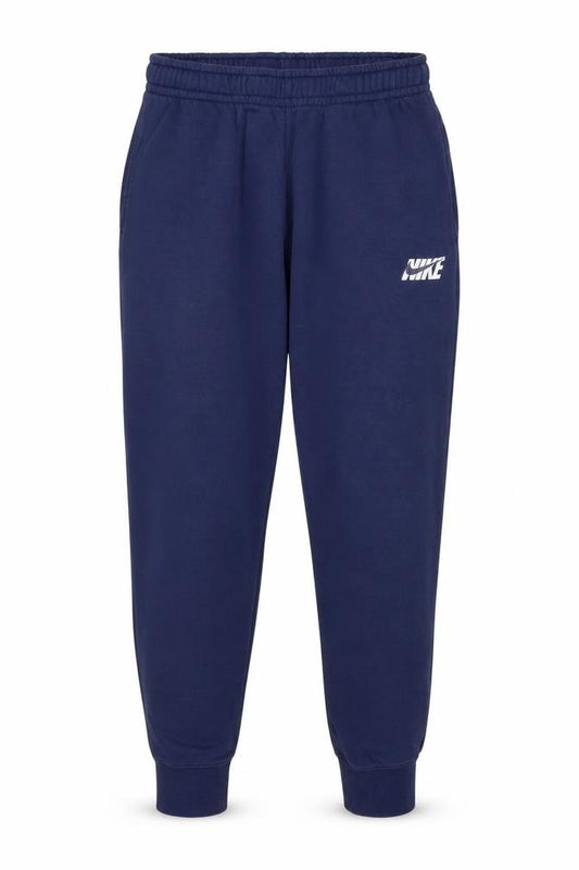 Nike Men’s Blue M Jogger Sweatpants Elastic Waist Pockets Logo
