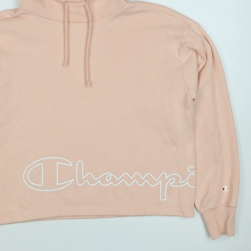 Champion Women’s Pink Small Pullover Logo Hoodie