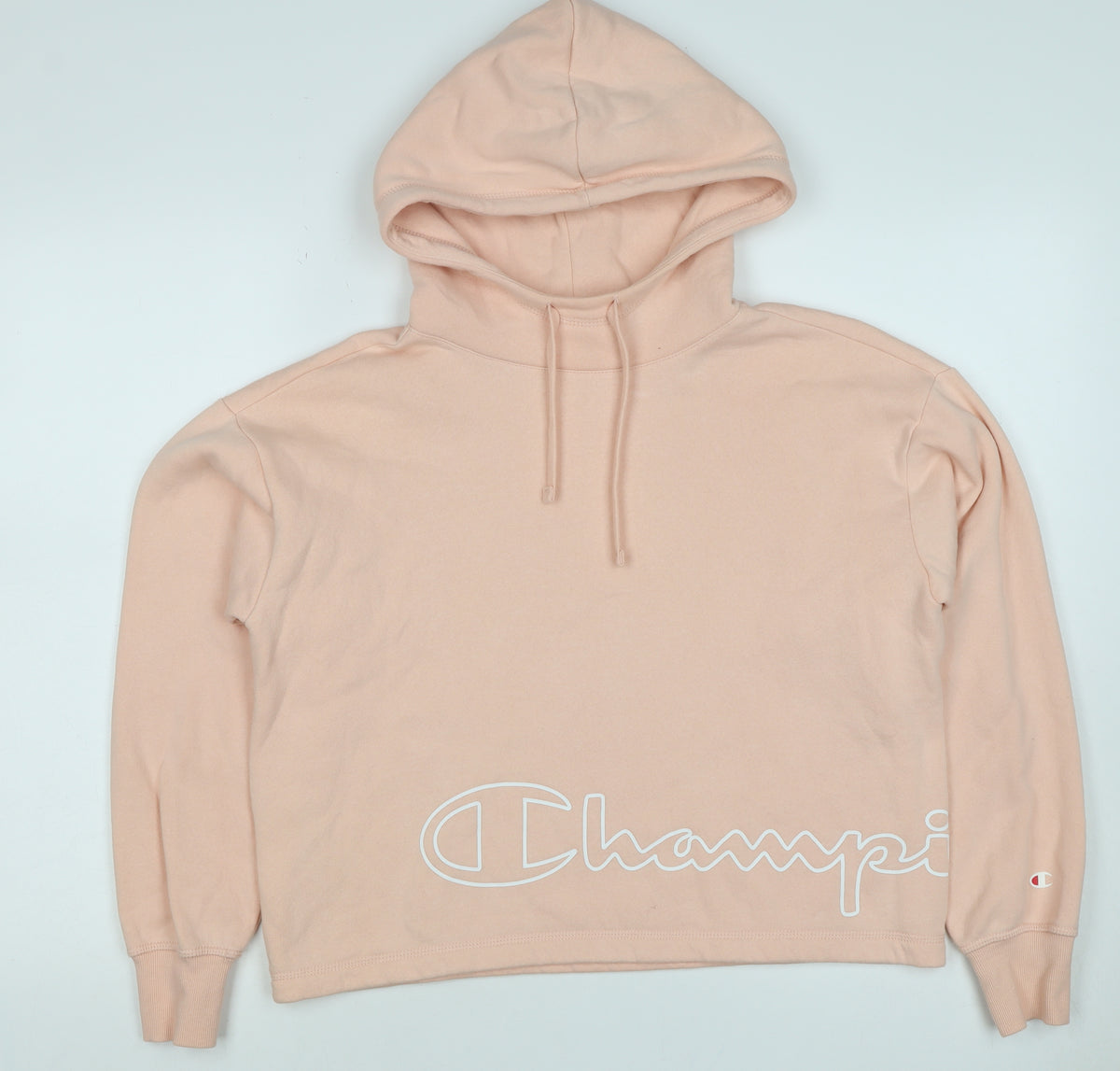 Champion Women’s Pink Small Pullover Logo Hoodie