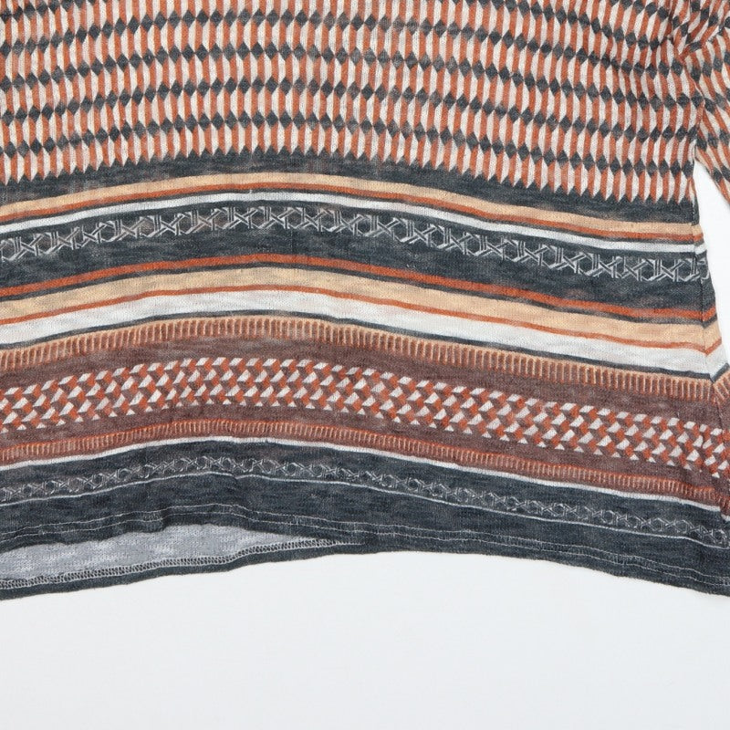 River Island Women Multicoloured Size 6 Aztec Geometric Knit Jumper