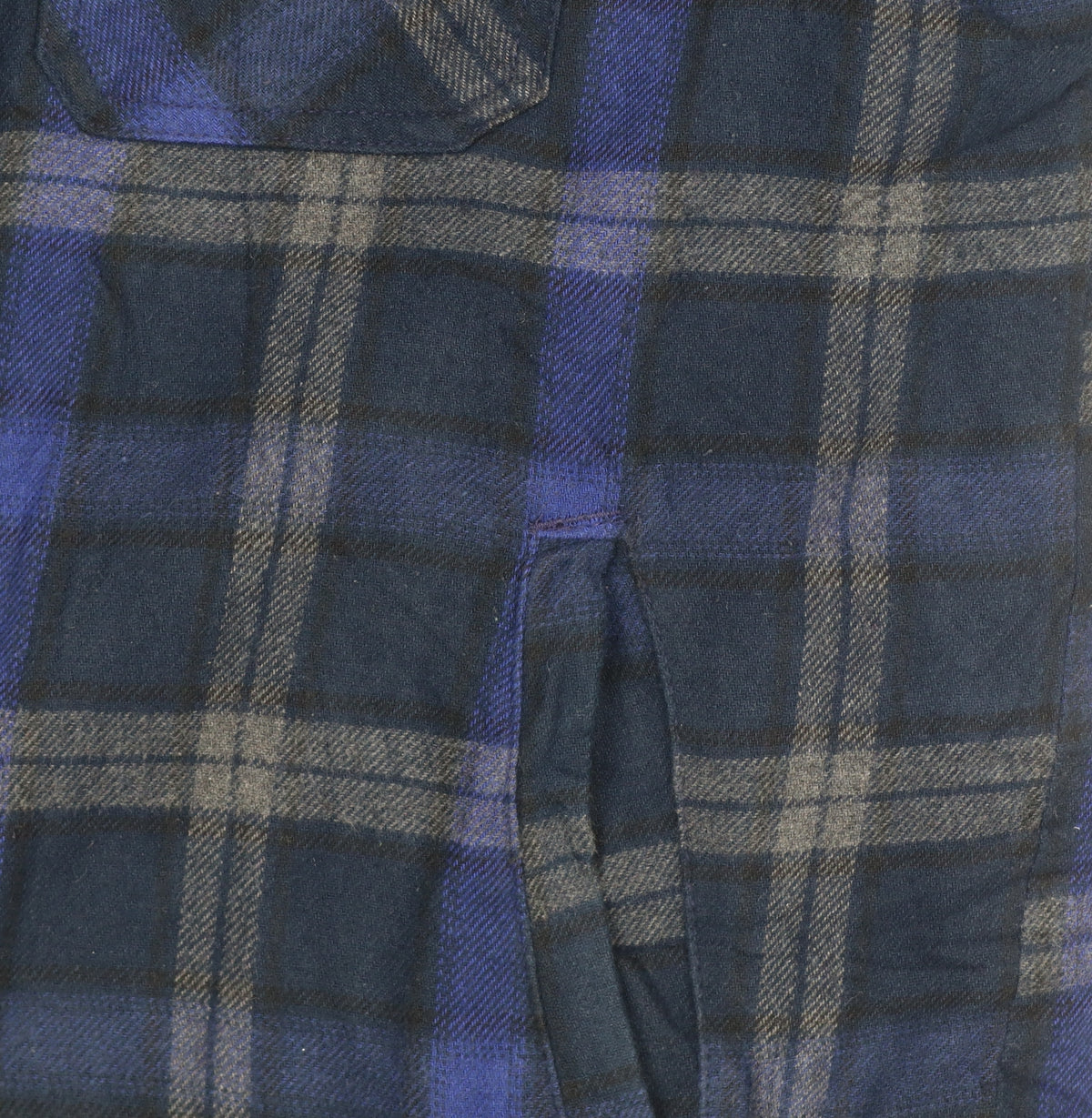 Tokyo Laundry Men’s Blue Check Flannel Padded Jacket XL