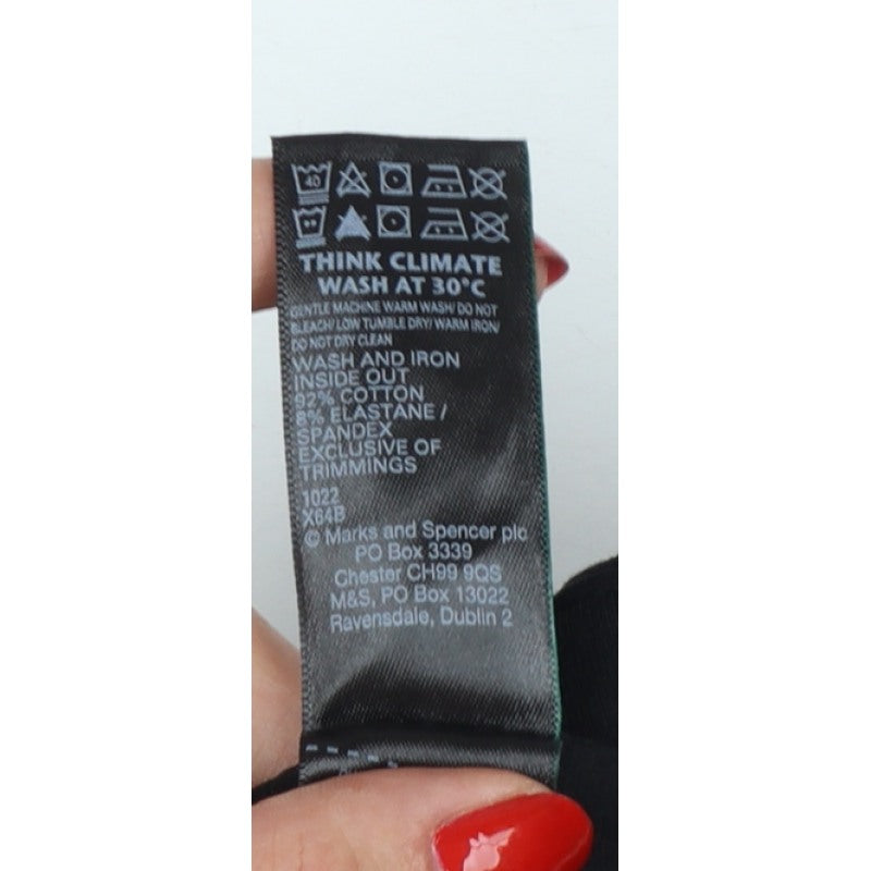 Marks and Spencer Women Black Size 20 Goodmove Side Stripe Leggings