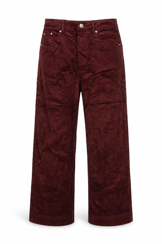 Marks and Spencer Women Red Size 14 Corduroy Straight Trousers