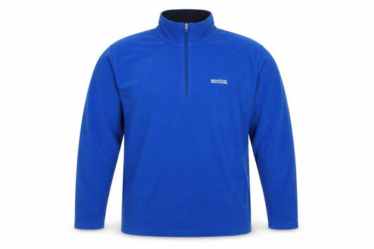 Regatta Men Blue 2XL Pullover 1/4 Zip Fleece Sweatshirt Outdoor