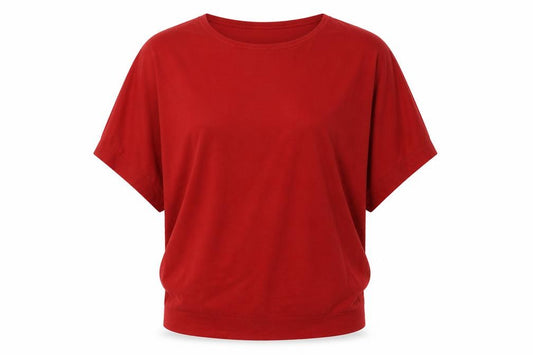 Phase Eight Women Red Size S Oversized Dolman Sleeve Knit T-Shirt