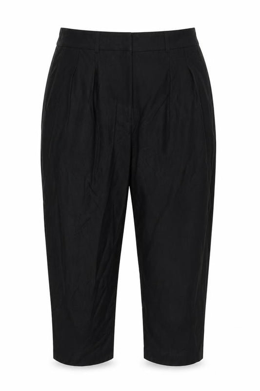 M&S Women’s Black UK 16 Short Tapered Tailored Work Trousers