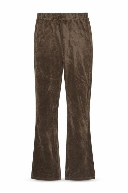 Topshop Women Brown UK 12 Tall Corduroy Flared Trousers