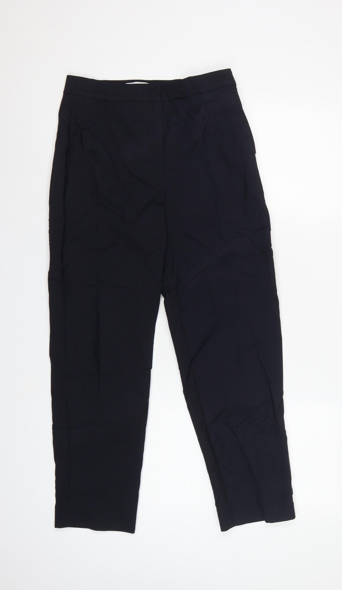 Marks & Spencer Women’s Navy Size 8 Short Straight Work Trousers