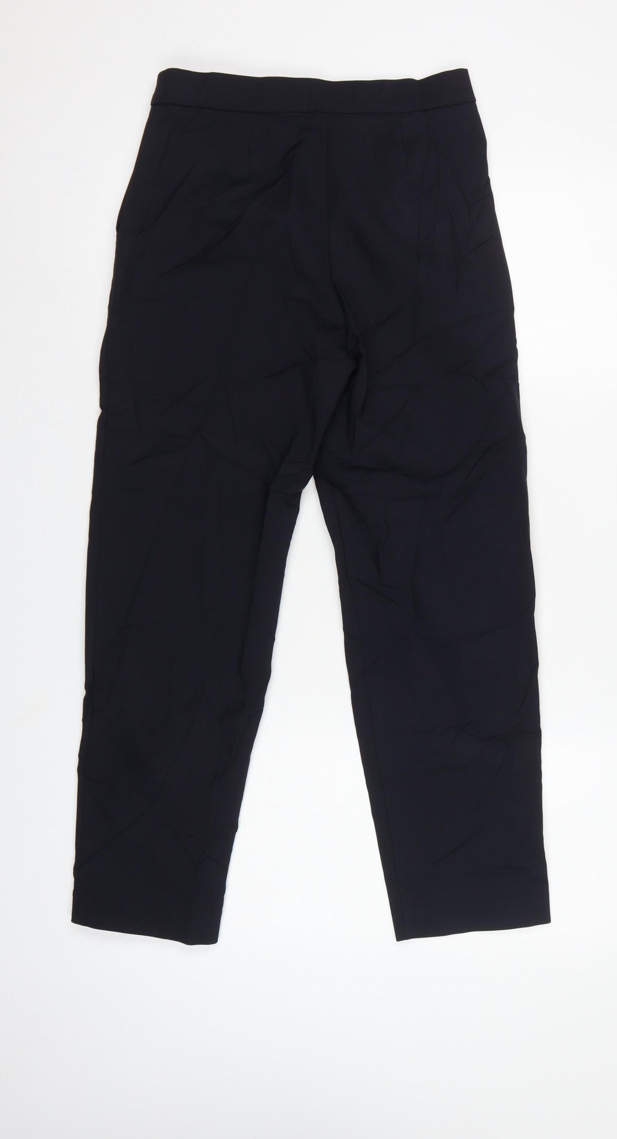 Marks & Spencer Women’s Navy Size 8 Short Straight Work Trousers