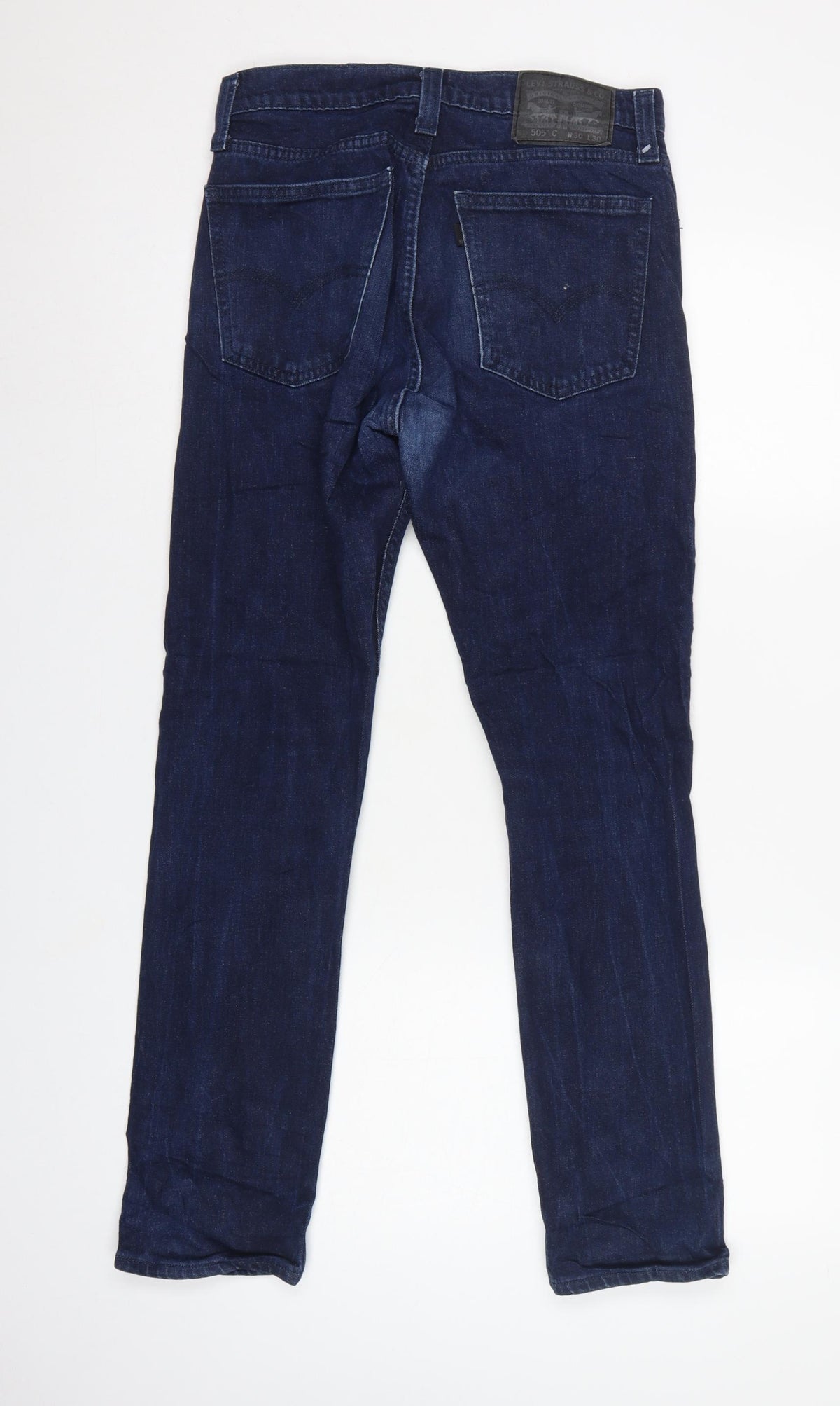 Levi's 505C Men's Dark Blue Straight Jeans W30 L30 Regular Fit