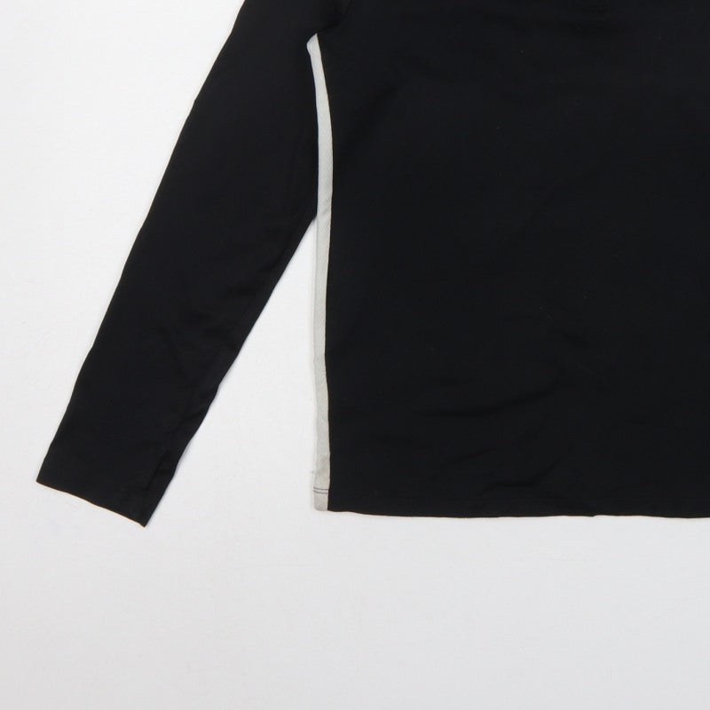 Nike Boys Black 10-11 Years Dri-FIT 1/4 Zip Training Sweatshirt