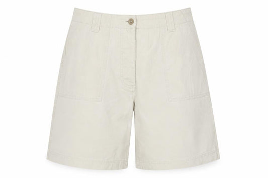 St Michael Marks & Spencer Women Beige UK 10 Cotton Bermuda Shorts