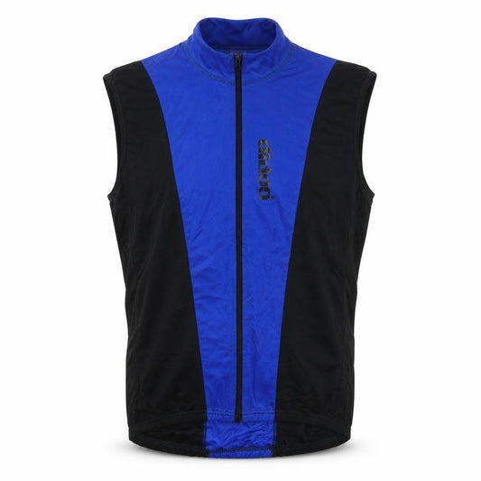 Didoo Men’s Blue Black XL Cycling Jersey Gilet Full Zip Reflective