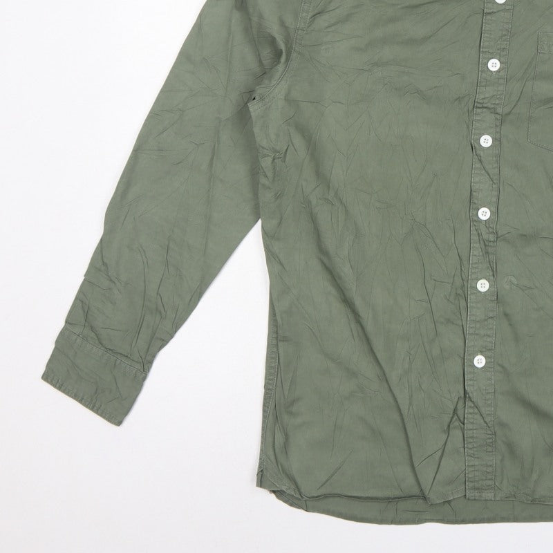 Navy Co. Men’s Green Small Long Sleeve Button-Up Casual Shirt