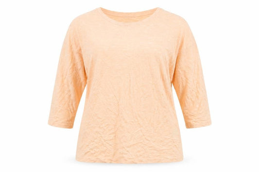 Marks & Spencer Women Orange UK 14 3/4 Sleeve Jersey T-Shirt