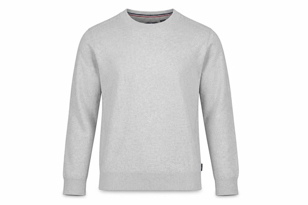 Ben Sherman Men Grey M Crew Neck Cotton Blend Pullover Jumper