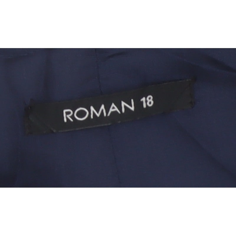 Roman Women’s Blue UK 18 Open Front Lined Blazer Jacket Formal