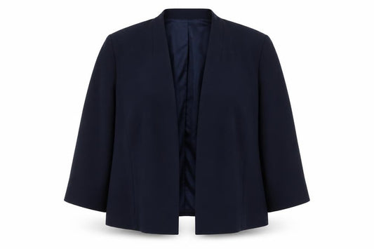 Roman Women’s Blue UK 18 Open Front Lined Blazer Jacket Formal
