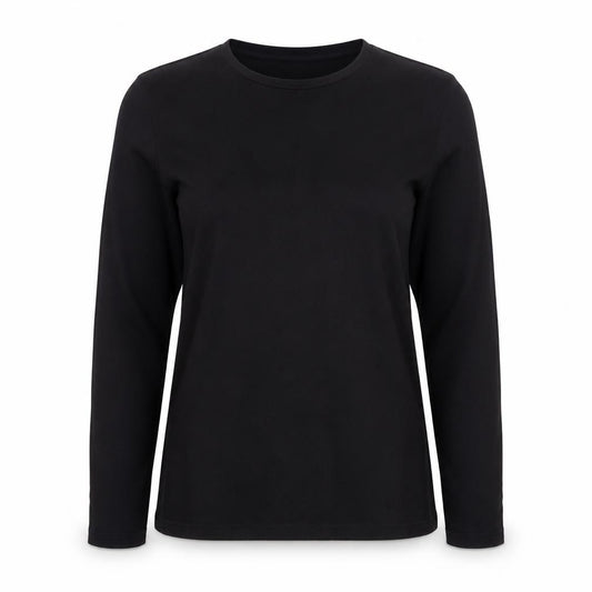 Marks & Spencer Women Black UK 16 Heatgen Thermal Long Sleeve T-Shirt