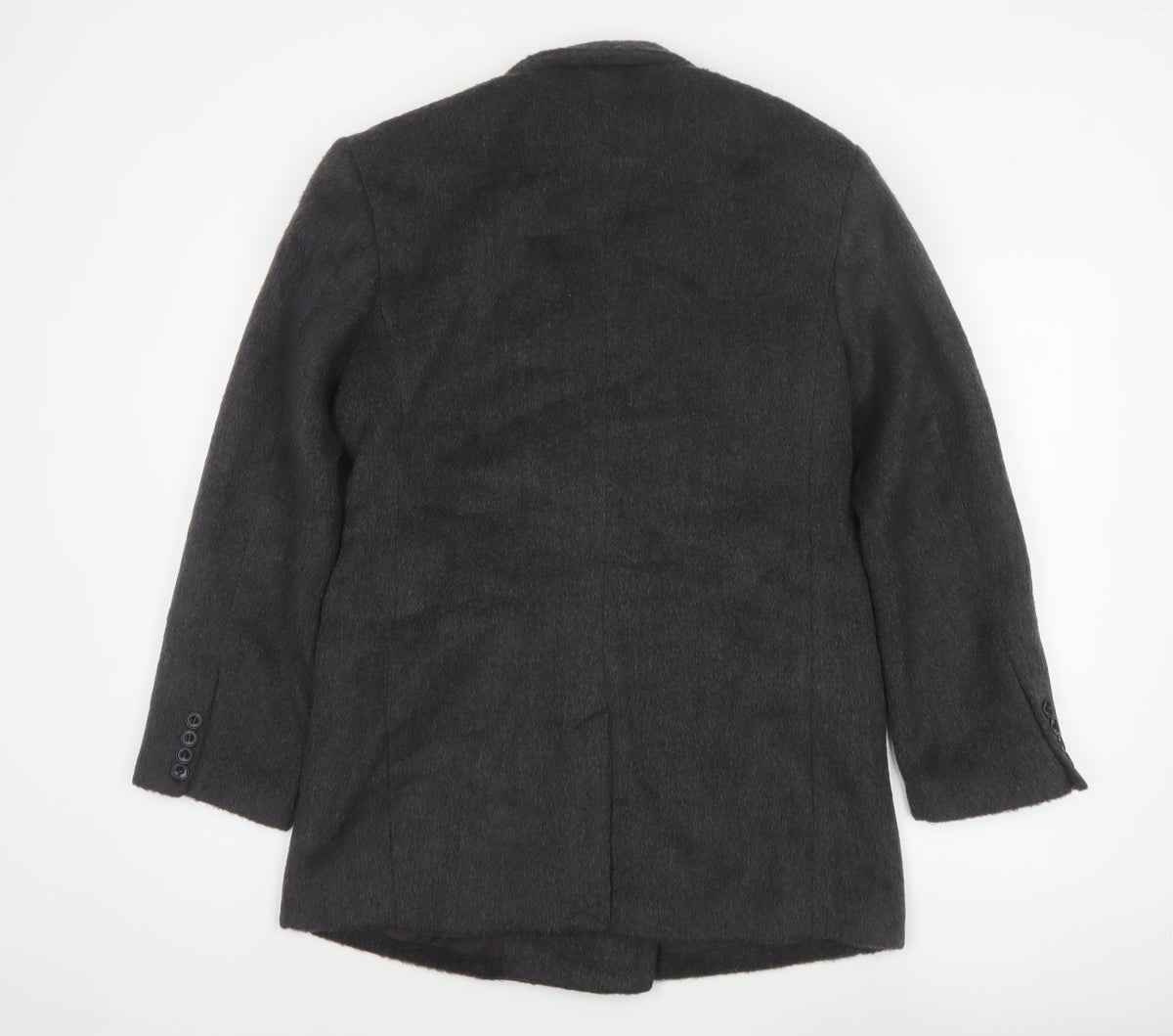 H&M Divided Women’s Grey XS Double-Breasted Pea Coat Lined