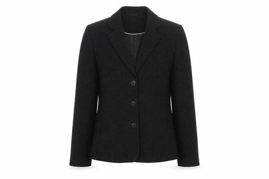 Next Women’s Black Pinstripe Blazer Size 12 Tailored Workwear Jacket