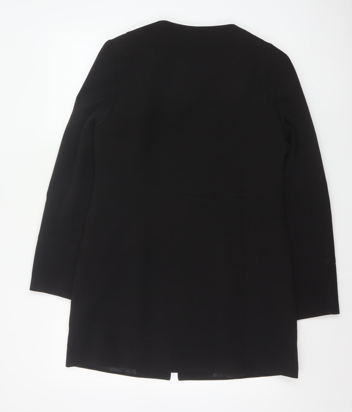 Papaya Women’s Black Size 10 Basic Zip Mid-Length Coat