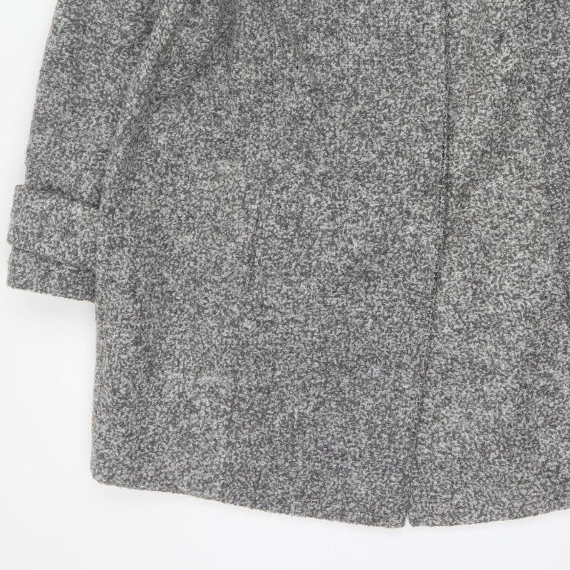 The Collection Debenhams Women's Grey UK 18 Overcoat Collared