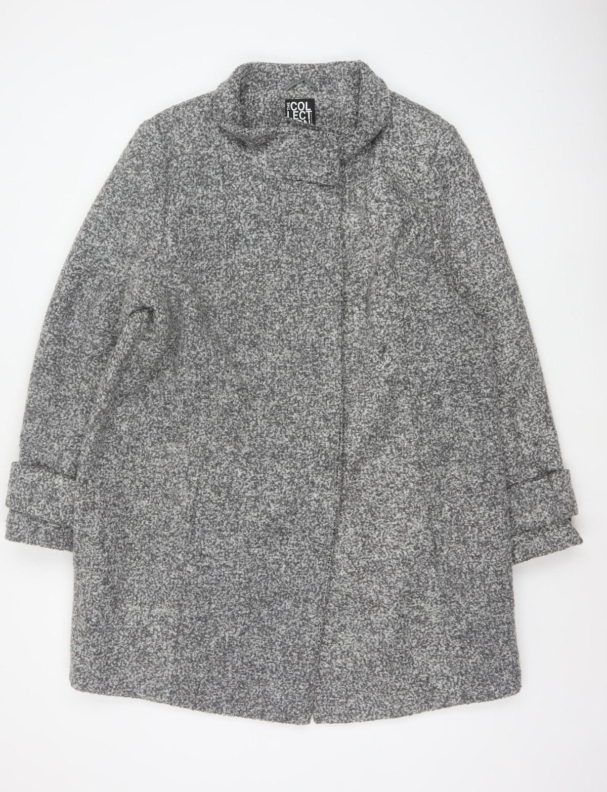The Collection Debenhams Women's Grey UK 18 Overcoat Collared