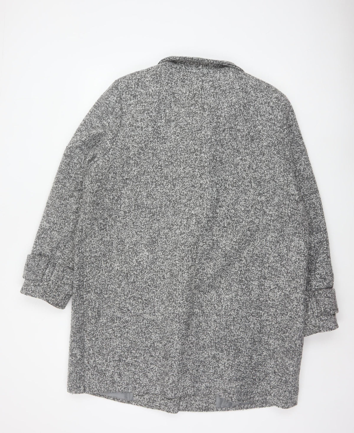 The Collection Debenhams Women's Grey UK 18 Overcoat Collared