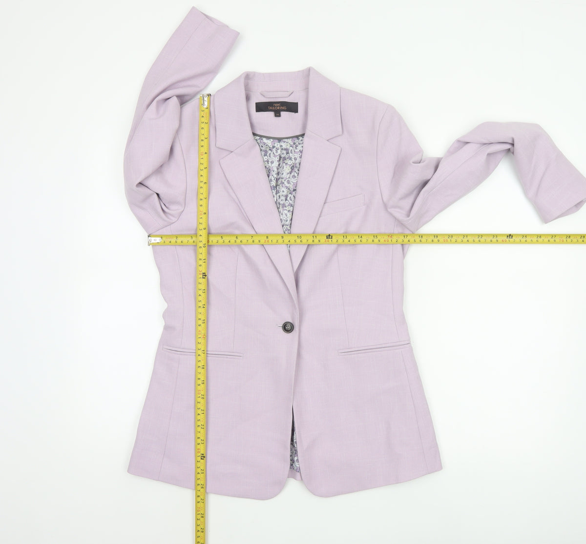 Next Women Pink UK 10 Tailored Single-Breasted Lined Blazer