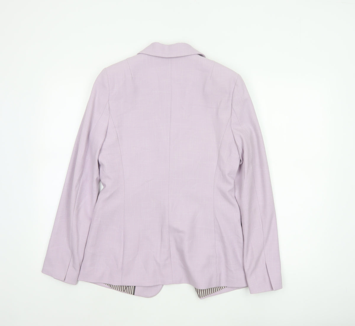 Next Women Pink UK 10 Tailored Single-Breasted Lined Blazer