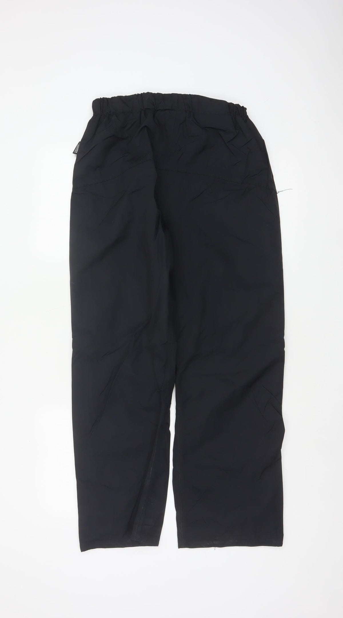 TOG24 Men's Black Size S 32 Rain Trousers Waterproof Drawstring