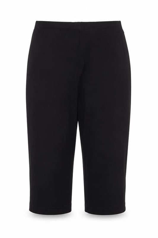 Roman Women’s Black UK 12 Cropped Tapered Stretch Trousers